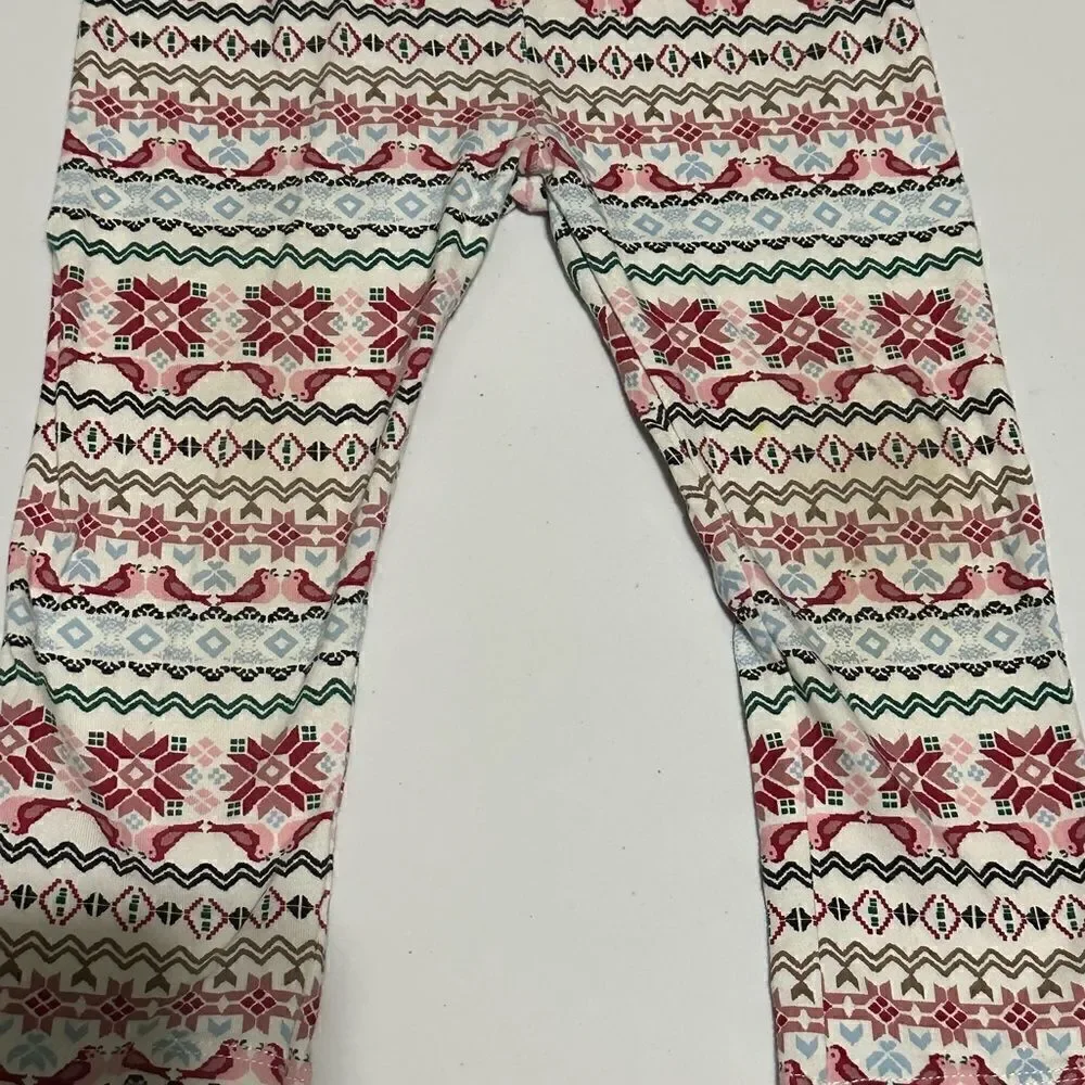 First Impressions Christmas pattern pink girls 2 piece set size 24 months
